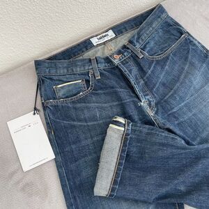 Baldwin Denim The‎ 77 The Drop Yoke Straight Jeans Men 32x35 (Tag 31) Selvedge